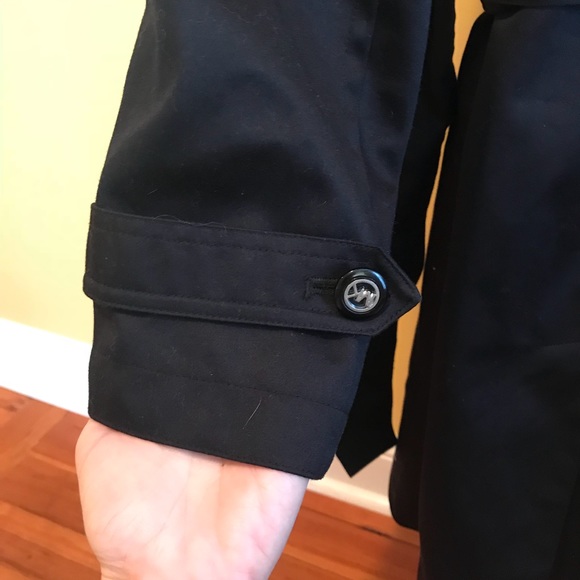 Michael Kors Black Trench Coat - Picture 5 of 5